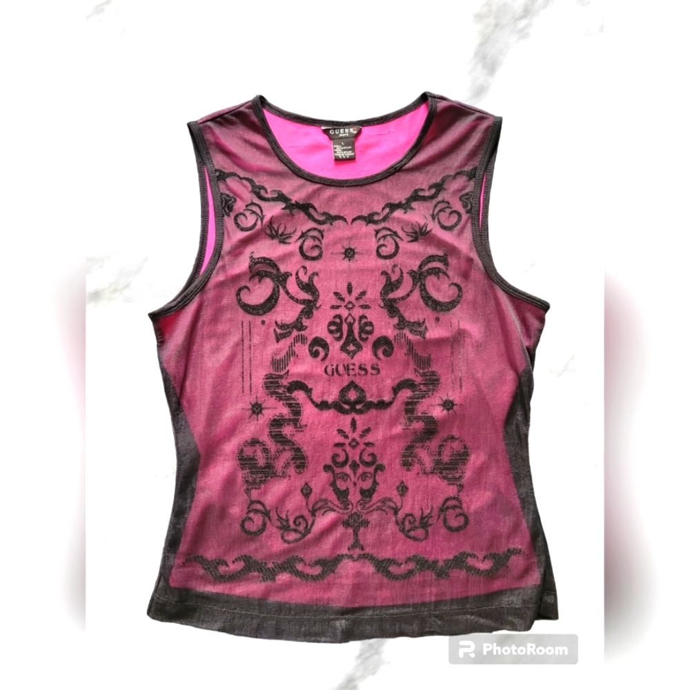 GUESS Tank top Layered Vintage Y2K